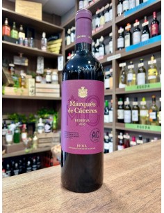 VINO MARQUES DE CACERES RESERVA 2018 75 CL.