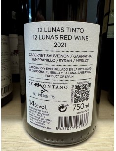 VINO TINTO 12 LUNAS 2019 75 CL. 2
