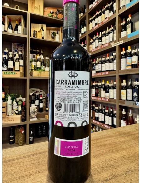 VINO CARRAMIMBRE TINTO ROBLE 2023